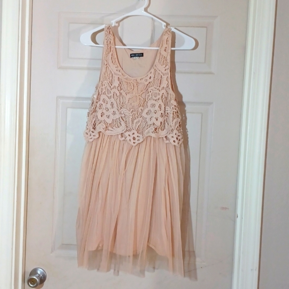 Miss CHIEVOUS LG DUSTY PINK DRESS